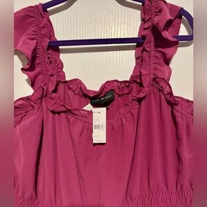Lane Bryant Magenta blouse